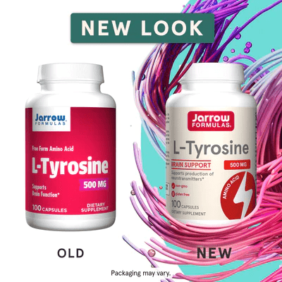 L-Tyrosine 500 mg Jarrow Formulas new look