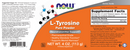 l-tyrosine powder (now foods) label