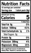lmnt variety pack nutrition facts