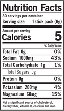 lmnt watermelon salt nutrition facts