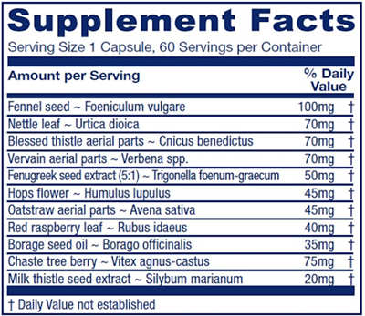 Lactation Blend Vitanica supplements