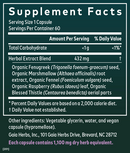 lactation support gaia herbs supplement facts