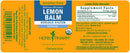 lemon balm alcohol free herb pharm label