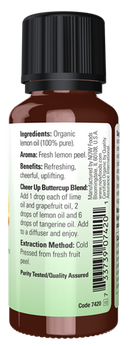 lemon oil (now organic essential oils)