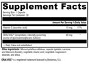 leptin manager (xymogen) supplement facts