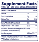 let's go fiber+ enzymedica supplement facts