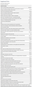 life extension mix tablets without copper supplement facts