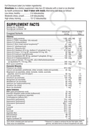 life guard mini (perque) supplement facts