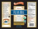 lignan flax oil (barlean's) label