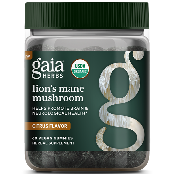 Lion's Mane Mushroom Gummies (Gaia Herbs)