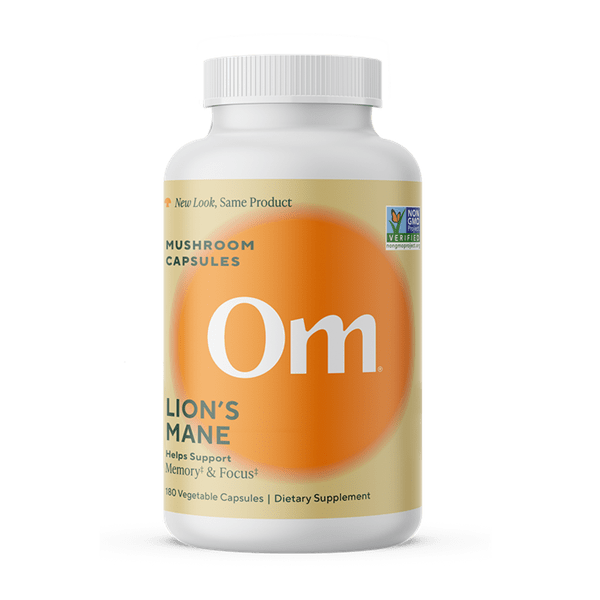 lion's mane capsules 180ct (om mushrooms)