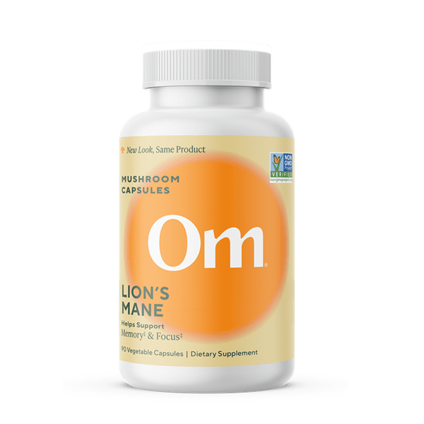 lion's mane capsules 90ct (om mushrooms)