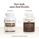 lion's mane extract capsules (real mushrooms)