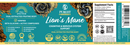 lion's mane mushroom extract (purest mushrooms) label