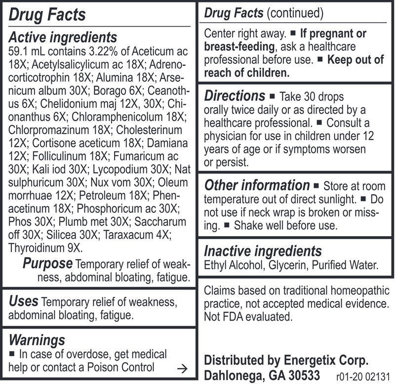 Lipo-Chord (Energetix) Drug Facts
