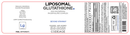 liposomal glutathione powder codeage label