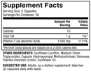 liposomal vitamin c dr. mercola supplement facts