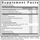 liposomal vitamin c+ platinum codeage supplement facts