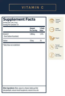 Liposomal Vitamin C Quicksilver Scientific supplement facts