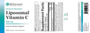 liposomal vitamin c (nutra biogenesis) label