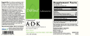 liposomal adk davinci labs label