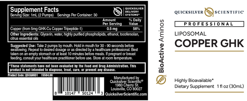 best ghk cu supplement GHK-Cu Hair & Scalp Serum 2400mg 4% | Less Shedding main image 1