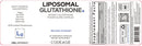 liposomal glutathione setria codeage label