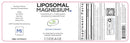 liposomal magnesium l-threonate codeage label