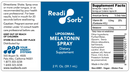 liposomal melatonin spray readisorb label
