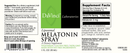 liposomal melatonin spray davinci labs label