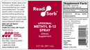 liposomal methyl b-12 spray readisorb label