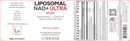liposomal nad+ ultra (codeage) label