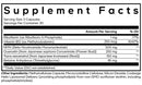 liposomal nmn platinum (codeage) supplement facts