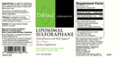 liposomal sulforaphane davinci labs label