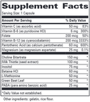 lipotrope progressive labs supplement facts