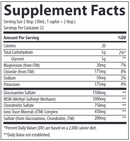 liquid glucosamine chondroitin msm trace minerals research supplement facts