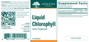 liquid chlorophyll genestra label