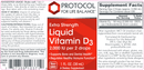 liquid vitamin d-3 2,000 iu (protocol for life balance) label