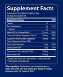 liquid cal mag zinc trace minerals research supplement facts