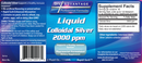liquid colloidal silver 2000 ppm drs advantage label