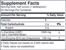 liquid l-carnitine coq10 drs advantage supplement facts