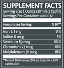 liquid light sunwarrior supplement facts