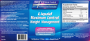 liquid maximum control weight management drs advantage label