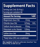 liquid no! muscle cramps trace minerals research supplement facts