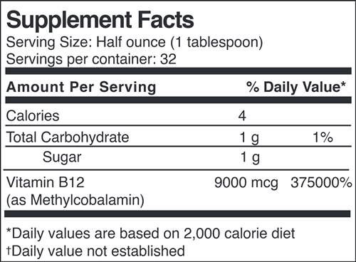 liquid triple b12 energy drs advantage supplement facts