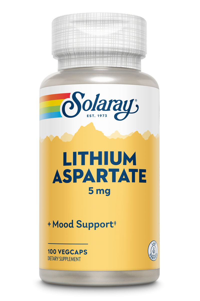 Lithium Aspartate 5 mg Solaray