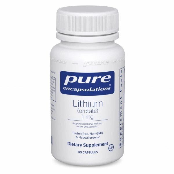 Lithium (Orotate) 1 Mg (Pure Encapsulations)