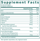 liver support & detoxification genestra supplement facts