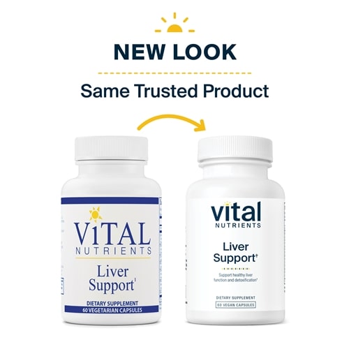 Liver Support Vital Nutrients new look