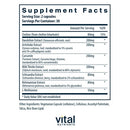 liver support vital nutrients supplement facts